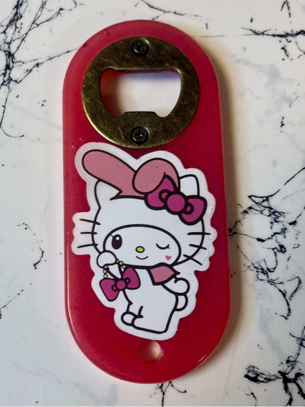 Hello Kitty Easter Bunny Bottle Opener